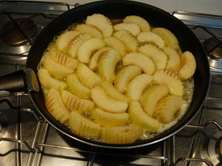 Tarte tatin, étape 4