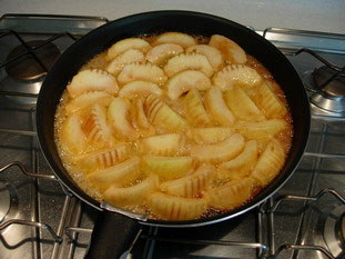 Tarte tatin, étape 5