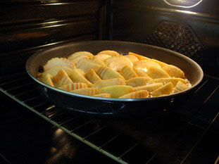 Tarte tatin, étape 7